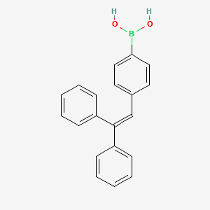 (4-(2,2-DIPHENYLVINYL)PHENYL)BORONIC ACID structure, CAS 288105-04-4