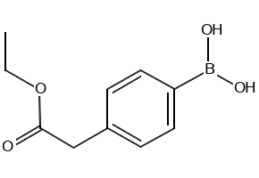(4-(2-ETHOXY-1,1-DIFLUORO-2-OXOETHYL)PHENYL)BORONIC ACID structure, CAS 1256345-83-1