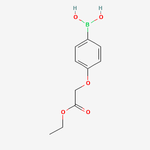 (4-(2-ETHOXY-2-OXOETHOXY)PHENYL)BORONIC ACID structure, CAS 282116-97-6