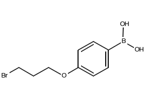 (4-(3-BROMOPROPOXY)PHENYL)BORONIC ACID structure, CAS 957034-33-2