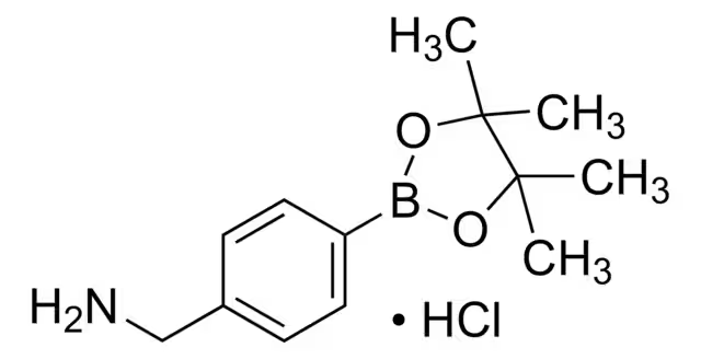 (4-(4,4,5,5-TETRAMETHYL-1,3,2-DIOXABOROLAN-2-YL)PHENYL)METHANAMINE HYDROCHLORIDE structure, CAS 850568-55-7
