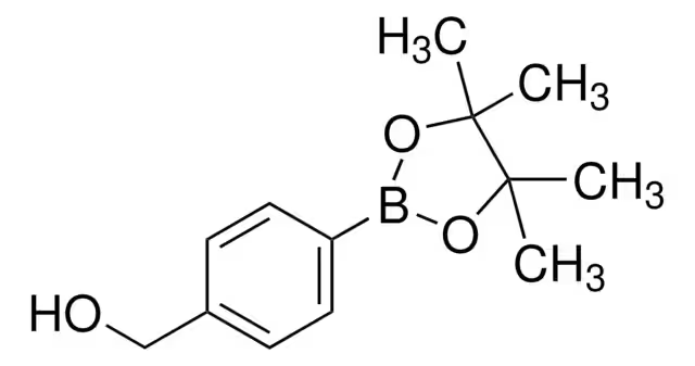 (4-(4,4,5,5-TETRAMETHYL-1,3,2-DIOXABOROLAN-2-YL)PHENYL)METHANOL structure, CAS 302348-51-2