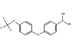 (4-(4-(TRIFLUOROMETHOXY)PHENOXY)PHENYL)BORONIC ACID structure, CAS 958457-41-5