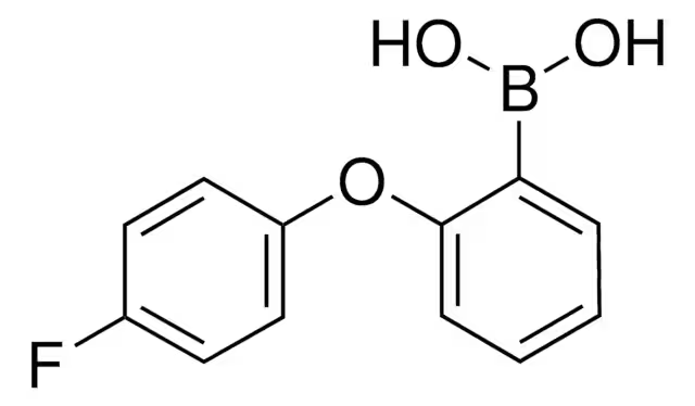 (4-(4-CHLORO-2-FLUOROPHENOXY)PHENYL)BORONIC ACID structure, CAS 1256358-57-2