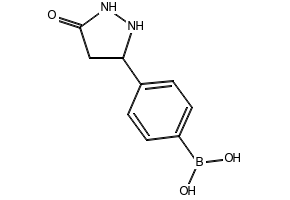 (4-(5-OXOPYRAZOLIDIN-3-YL)PHENYL)BORONIC ACID structure, CAS 874290-64-9