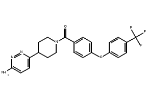 (4-(6-AMINOPYRIDIN-3-YL)PHENYL)(PIPERIDIN-1-YL)METHANONE structure, CAS 1314987-03-5