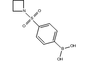 (4-(AZETIDIN-1-YLSULFONYL)PHENYL)BORONIC ACID structure, CAS 871329-68-9