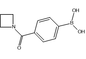 (4-(AZETIDINE-1-CARBONYL)PHENYL)BORONIC ACID structure, CAS 1025664-36-1