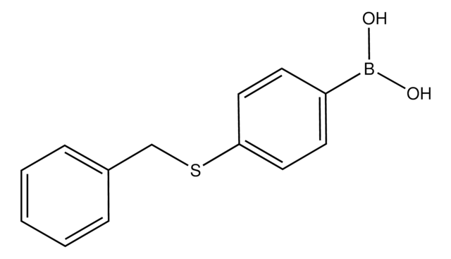 (4-(BENZYLTHIO)PHENYL)BORONIC ACID structure, CAS 1005207-32-8