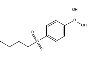 (4-(BUTYLSULFONYL)PHENYL)BORONIC ACID structure, CAS 1217501-02-4