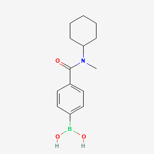 (4-(CYCLOHEXYL(METHYL)CARBAMOYL)PHENYL)BORONIC ACID structure, CAS 913835-84-4