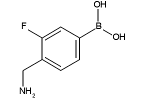 (4-(CYCLOHEXYLCARBAMOYL)-3-FLUOROPHENYL)BORONIC ACID structure, CAS 874289-11-9