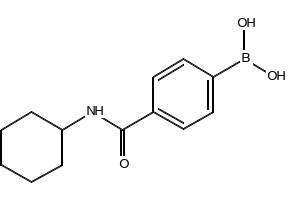 (4-(CYCLOHEXYLCARBAMOYL)PHENYL)BORONIC ACID structure, CAS 762262-07-7