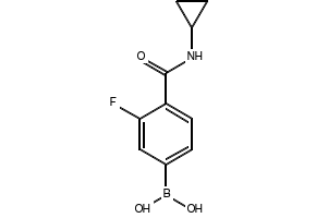 (4-(CYCLOPROPYLCARBAMOYL)-3-FLUOROPHENYL)BORONIC ACID structure, CAS 874289-20-0