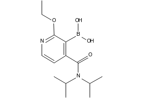 (4-(DIISOPROPYLCARBAMOYL)-2-ETHOXYPYRIDIN-3-YL)BORONIC ACID structure, CAS 1131735-94-8