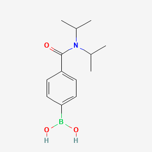 (4-(DIISOPROPYLCARBAMOYL)PHENYL)BORONIC ACID structure, CAS 850568-33-1