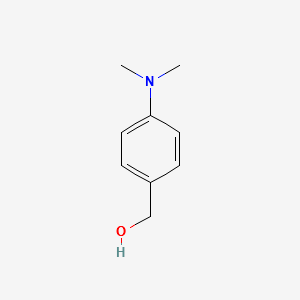 (4-(DIMETHYLAMINO)PHENYL)METHANOL structure, CAS 1703-46-4