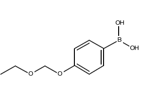 (4-(ETHOXYMETHOXY)PHENYL)BORONIC ACID structure, CAS 957062-54-3