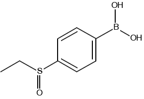 (4-(ETHYLSULFINYL)PHENYL)BORONIC ACID structure, CAS 863248-21-9
