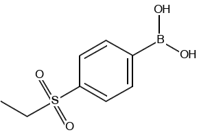 (4-(ETHYLSULFONYL)PHENYL)BORONIC ACID structure, CAS 352350-24-6