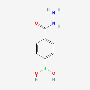 (4-(HYDRAZINECARBONYL)PHENYL)BORONIC ACID structure, CAS 850567-95-2