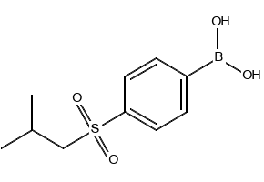 (4-(ISOBUTYLSULFONYL)PHENYL)BORONIC ACID structure, CAS 1217500-99-6