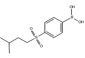 (4-(ISOPENTYLSULFONYL)PHENYL)BORONIC ACID structure, CAS 1217500-93-0