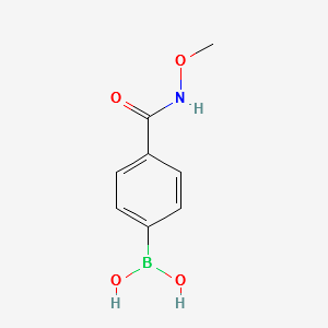 (4-(METHOXYCARBAMOYL)PHENYL)BORONIC ACID structure, CAS 850568-17-1