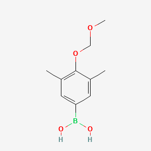 (4-(METHOXYMETHOXY)-3,5-DIMETHYLPHENYL)BORONIC ACID structure, CAS 223128-32-3