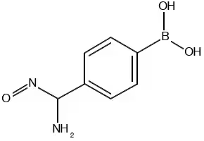 (4-(N'-HYDROXYCARBAMIMIDOYL)PHENYL)BORONIC ACID structure, CAS 913835-61-7