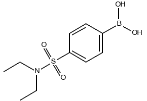 (4-(N,N-DIETHYLSULFAMOYL)PHENYL)BORONIC ACID structure, CAS 850568-76-2