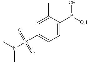 (4-(N,N-DIMETHYLSULFAMOYL)-2-METHYLPHENYL)BORONIC ACID structure, CAS 957034-82-1