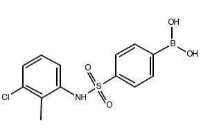 (4-(N-(3-CHLORO-2-METHYLPHENYL)SULFAMOYL)PHENYL)BORONIC ACID structure, CAS 957066-10-3