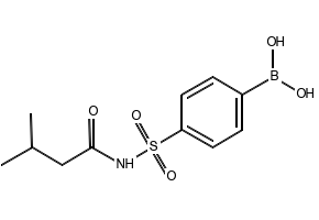 (4-(N-(3-METHYLBUTANOYL)SULFAMOYL)PHENYL)BORONIC ACID structure, CAS 957120-81-9