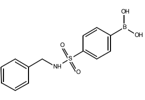 (4-(N-BENZYLSULFAMOYL)PHENYL)BORONIC ACID structure, CAS 548769-96-6