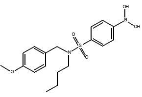 (4-(N-BUTYL-N-(4-METHOXYBENZYL)SULFAMOYL)PHENYL)BORONIC ACID structure, CAS 913835-97-9