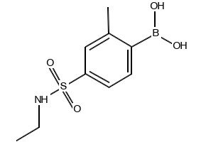 (4-(N-ETHYLSULFAMOYL)-2-METHYLPHENYL)BORONIC ACID structure, CAS 1217501-46-6