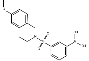 (4-(N-ISOPROPYL-N-(4-METHOXYBENZYL)SULFAMOYL)PHENYL)BORONIC ACID structure, CAS 913835-96-8