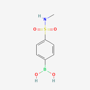 (4-(N-METHYLSULFAMOYL)PHENYL)BORONIC ACID structure, CAS 226396-31-2