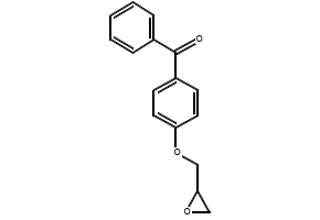 (4-(OXIRAN-2-YLMETHOXY)PHENYL)(PHENYL)METHANONE structure, CAS 19533-07-4