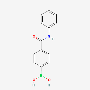 (4-(PHENYLCARBAMOYL)PHENYL)BORONIC ACID structure, CAS 330793-45-8