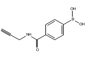 (4-(PROP-2-YN-1-YLCARBAMOYL)PHENYL)BORONIC ACID structure, CAS 874459-89-9