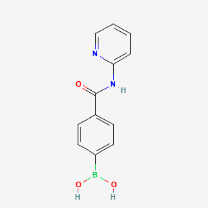 (4-(PYRIDIN-2-YLCARBAMOYL)PHENYL)BORONIC ACID structure, CAS 850568-25-1