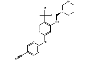 (4-(PYRIDIN-2-YLMETHYL)MORPHOLIN-2-YL)METHANAMINE TRIHYDROCHLORIDE structure, CAS 141815-42-1