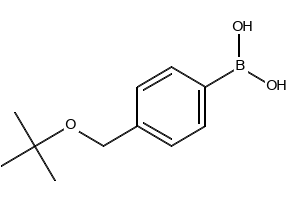 (4-(TERT-BUTOXYMETHYL)PHENYL)BORONIC ACID structure, CAS 1024017-53-5