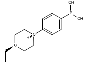 (4-(TRANS-4-ETHYLCYCLOHEXYL)PHENYL)BORONIC ACID structure, CAS 164220-57-9