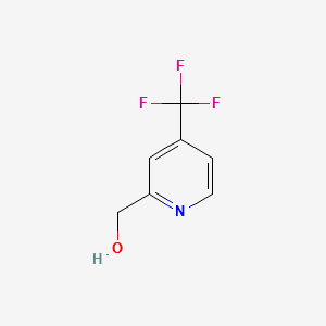 (4-(TRIFLUOROMETHYL)PYRIDIN-2-YL)METHANOL structure, CAS 131747-46-1