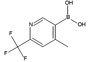(4-(TRIFLUOROMETHYL)PYRIDIN-3-YL)BORONIC ACID HYDRATE structure, CAS 1072952-32-9