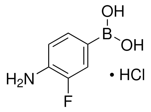 (4-AMINO-3-FLUOROPHENYL)BORONIC ACID HYDROCHLORIDE structure, CAS 1256355-32-4