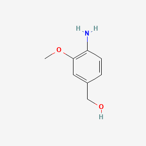 (4-AMINO-3-METHOXYPHENYL)METHANOL structure, CAS 148459-54-5